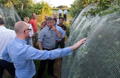 TW haleschade bedrijfsbezoek provincie