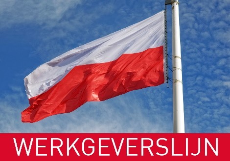 Werkgeverslijn vlag Polen