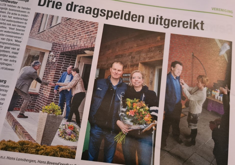 Drie LLTB draagspelden