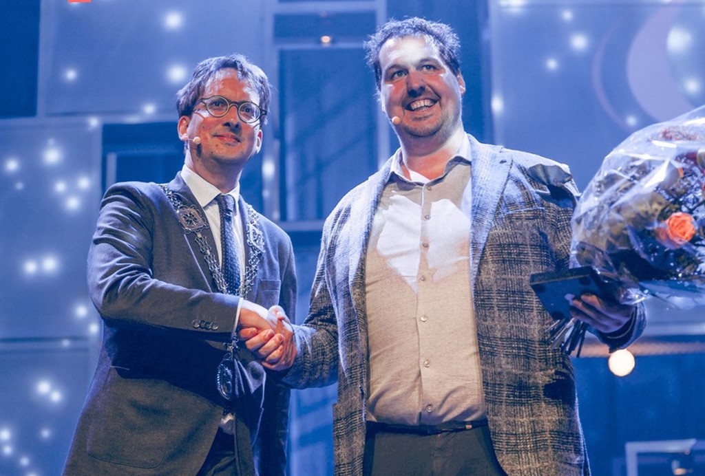 Martijn Derikx winnaar publieksprijs Venrayse Ondernemersprijzen